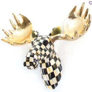 MacKenzie-Childs Courtly Check Moose